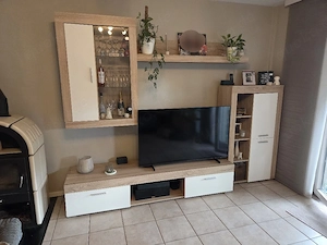 Wohnzimmer Sideboard Vitrine Wohnwand