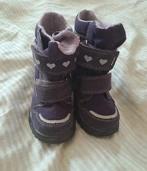 Zu verschenken ! Winterstiefel Superfit Gr. 24, violett, Mädchen