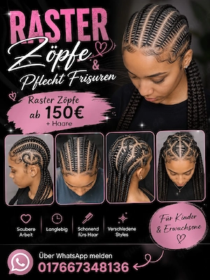 Raster zöpfe 