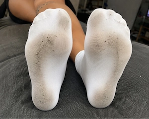 getragene Socken   