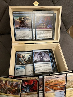MTG Magic Sammlung: ca. 200 blaue Karten   Mono Blue, Rares & Foils + 10 Legendäre gratis