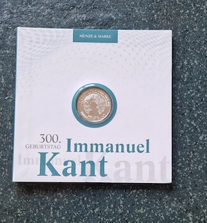 Numisfolder Münze & Marke "300. Geburtstag Immanuel Kant" 
