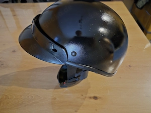 Chopper Helm   Halbschalenhelm Braincap Schwarz