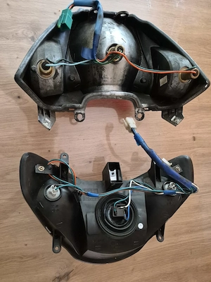 Kymco Vitality 50 Scheinwerfer vorne & Rücklicht hinten
