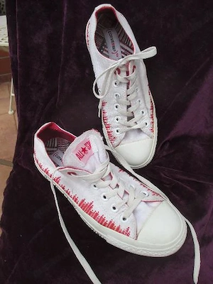NEU Damen oder Herren Family Print Freizeit Stoff Chucks Sneaker Converse All Star 39  39,5 6,5 RAR