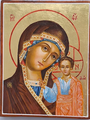 Ikone Mutter Gottes mit Kind - Olha Kvasko