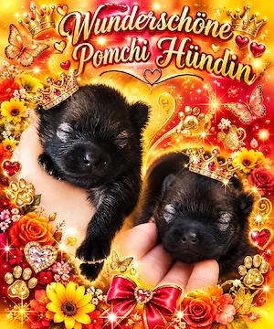 1 Wunderschöne Pomchi Hündin!