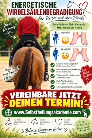Für Dich und Dein Pferd - Energetische Wirbelsäulenaufrichtung