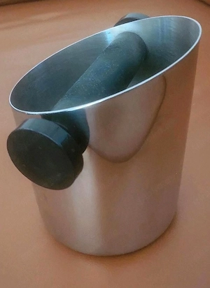 De'Longhi Abschlagbehälter Edelstahl für Kaffeesatz Bild 2