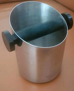 De'Longhi Abschlagbehälter Edelstahl für Kaffeesatz