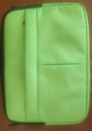 Neon-grüne Laptop-Tasche 40x27cm