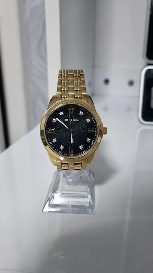 Bulova Herrenarmbanduhr   Gold   Elegantes Design