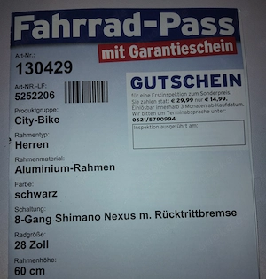Herrenfahrrad zu verkaufen   150  