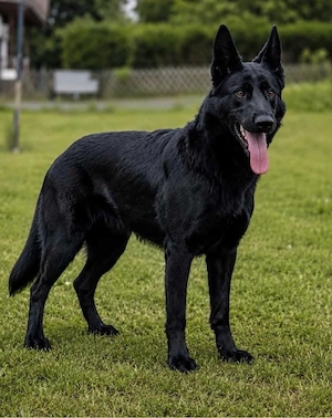 schwarzer schäferhund 