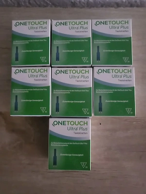 One Touch Ultra Plus Teststreifen 350 Stück MHD 2028 Ovp+versiegelt ungeöffnet!