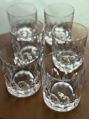 Whiskygläser aus Kristallglas