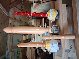 Holzdildo aus eigener Fertigung 