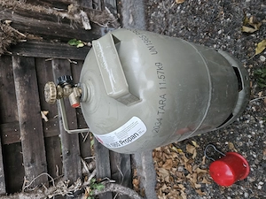 Propangas Eigentumsflasche 11 kg   grau