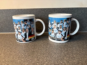 2x DFB Sammeltassen, Deutsche Fußball-Nationalmannschaft, 2005