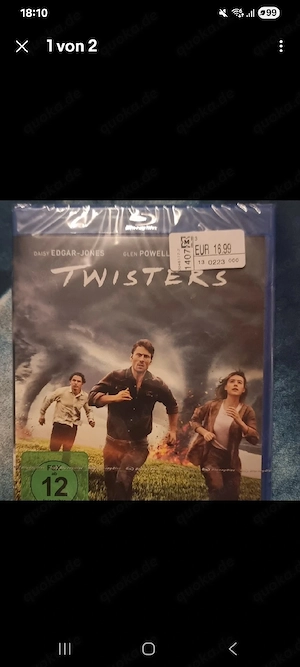 Twisters dvd 