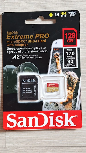 Micro SD Karte Sandisk 128 GB