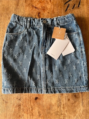 Name It Jeans Rock Mädchen Blau 8Y Größe 128
