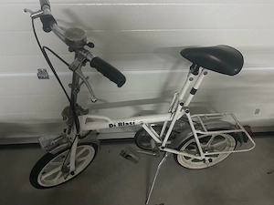 Di Biasi Klapprad   Faltrad   Weiß   Retro-Klassiker