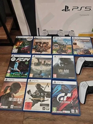 Playstation 5 Dics version+Spiele Sammlung (Notverkauf)