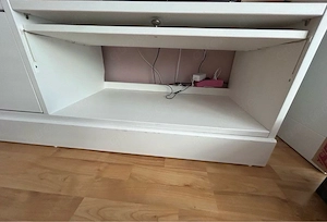 IKEA HAVSTA TV-Bank mit Sockel   Weiß   Massivholz Bild 2