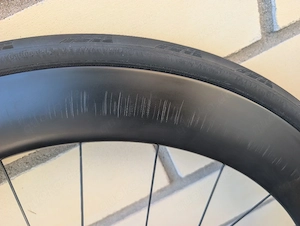 DT Swiss Carbonfelgen 62 mm für Renn- bzw. Aerorad, gebraucht Bild 5