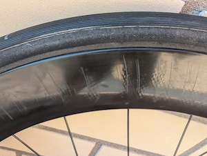 DT Swiss Carbonfelgen 62 mm für Renn- bzw. Aerorad, gebraucht Bild 6