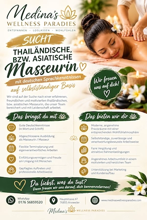 Masseurin gesucht