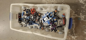 Große Lego-Sammlung mit Bauanleitungen
