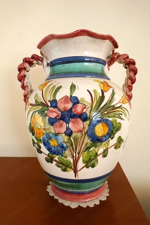 Vase handbemalt