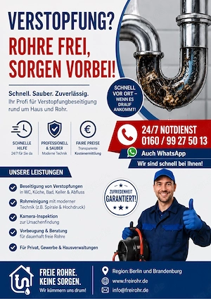 Verstopfungsbeseitigung