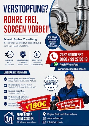 Verstopfungsbeseitigung