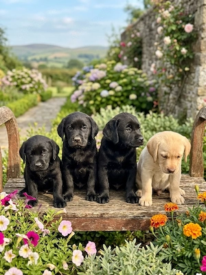 Wunderschöne Labrador Welpen (4 Hündinnen)   Abgabe Ende September!
