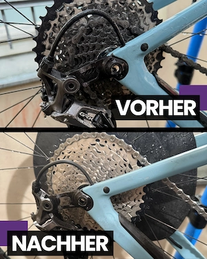 Mobile Rennrad-Aufbereitung   Reinigung, Politur, Versiegelung