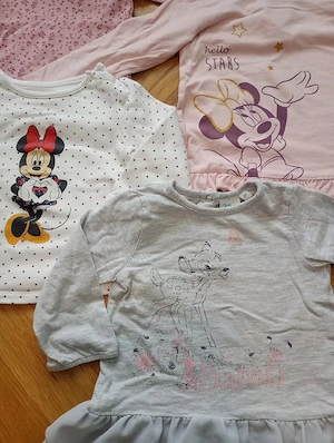 74-80 # Disney # Mädchen # Minnie Maus # Bambi # Bekleidungspaket Bild 3