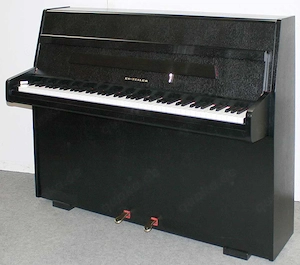 Klavier Seiler 112 schwarz satiniert, Nr. 94367, Renner-Mechanik, 5 Jahre Garantie