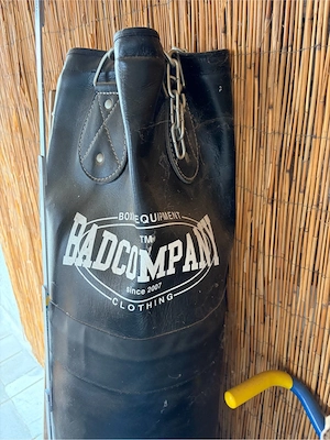 Boxsack Badcompany mit Füllung und Aufhängung