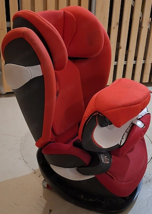 Kindersitz Auto   Rot Schwarz   ISOFIX   sehr guter Zustand