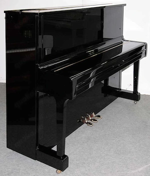 Klavier Yamaha U1, schwarz poliert, Nr. 1420535, 5 Jahre Garantie Bild 2