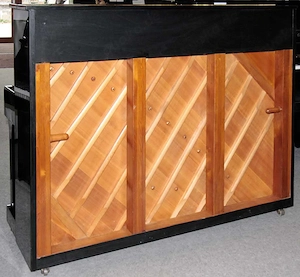 Klavier Yamaha U1, schwarz poliert, Nr. 1420535, 5 Jahre Garantie Bild 5
