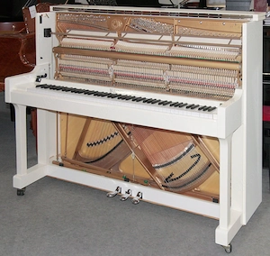 Klavier Weinberg W22, Nr. 310205, weiß poliert, 5 Jahre Garantie Bild 6