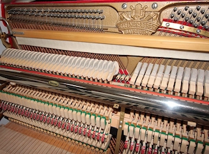 Klavier Steingraeber & Söhne, 115 cm, weiß satiniert, Renner-Mechanik, 5 Jahre Garantie Bild 8