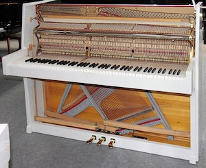 Klavier Steingraeber & Söhne, 115 cm, weiß satiniert, Renner-Mechanik, 5 Jahre Garantie Bild 6