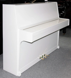 Klavier Steingraeber & Söhne, 115 cm, weiß satiniert, Renner-Mechanik, 5 Jahre Garantie Bild 2
