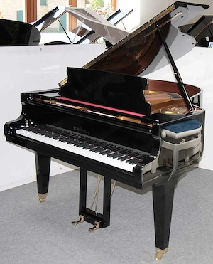 Flügel Schimmel 174T, schwarz poliert, Nr. 197110, Renner-Mechanik Bild 2
