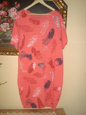Sommerkleid-Baumwolle- Gr.46
